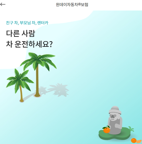 카카오 원데이 자동차보험