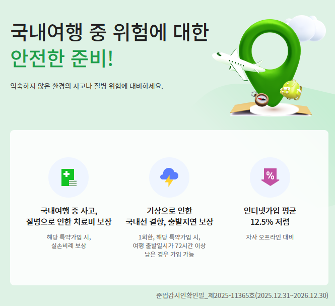DB국내여행자보험
