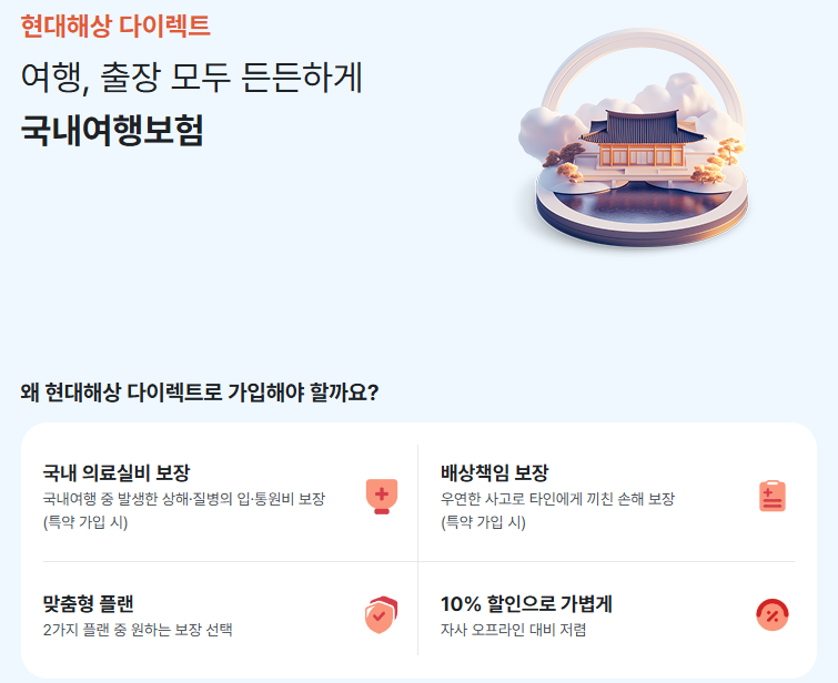 국내여행보험 현대해상